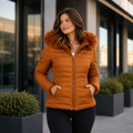 Jaqueta Feminina Puffer Forrada Impermeável